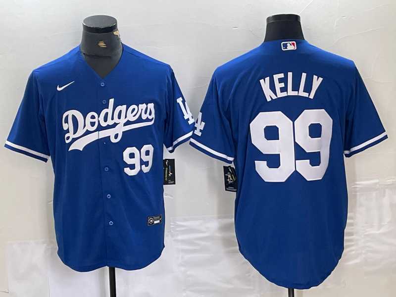 Men's Los Angeles Dodgers #99 Joe Kelly Number Blue Stitched Cool Base Nike Jersey,We sell and wholesale Men's Los Angeles Dodgers #99 Joe Kelly Number Blue Stitched Cool Base Nike Jersey on line form chian!